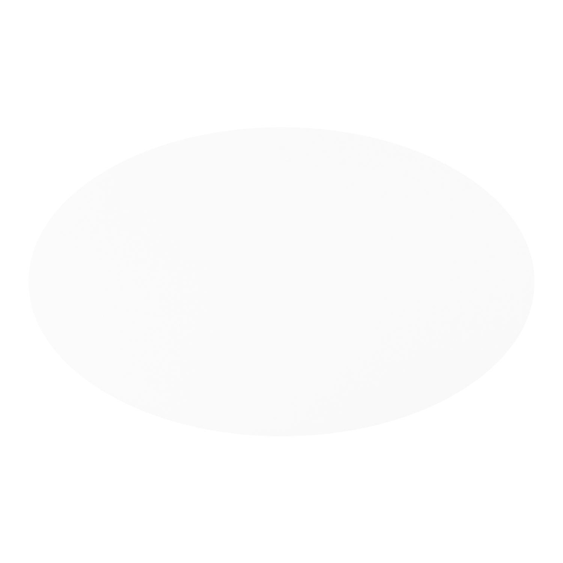 Fano tuintafel ovaal in wit aluminium en volkeramiek arctic white - L 180 x B 110 x H 75 cm