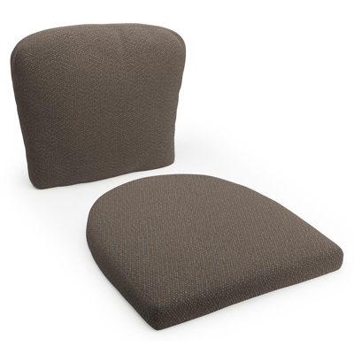 Coussin de chaise luxe (siège et dos) (luxe) Orso en all weather sunbrella® luxe lopi coconut