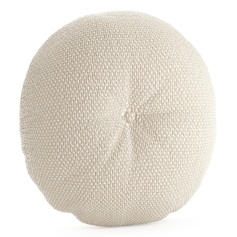 Rond sierkussen in all weather cosytica althea offwhite