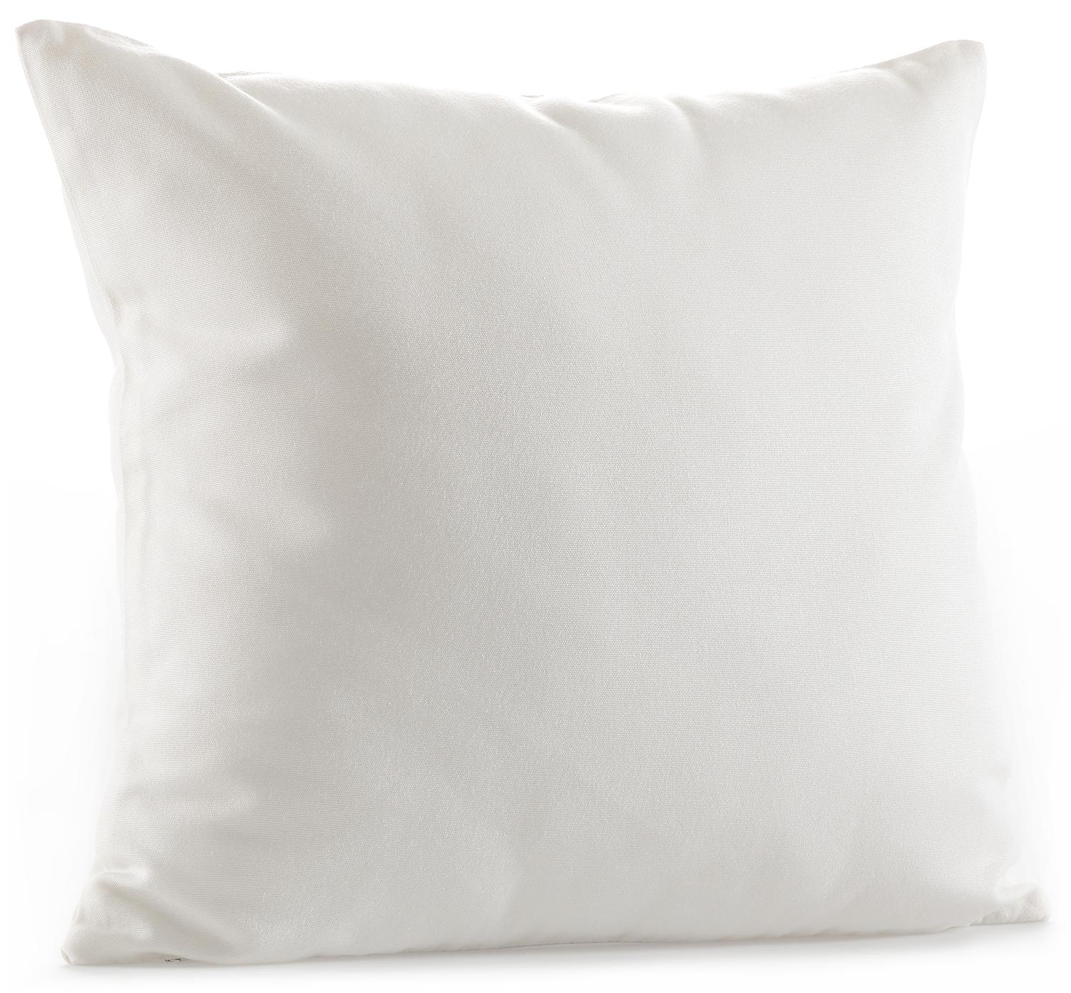Coussin déco 55 x 55 cm en all weather sunbrella® luxe blanc