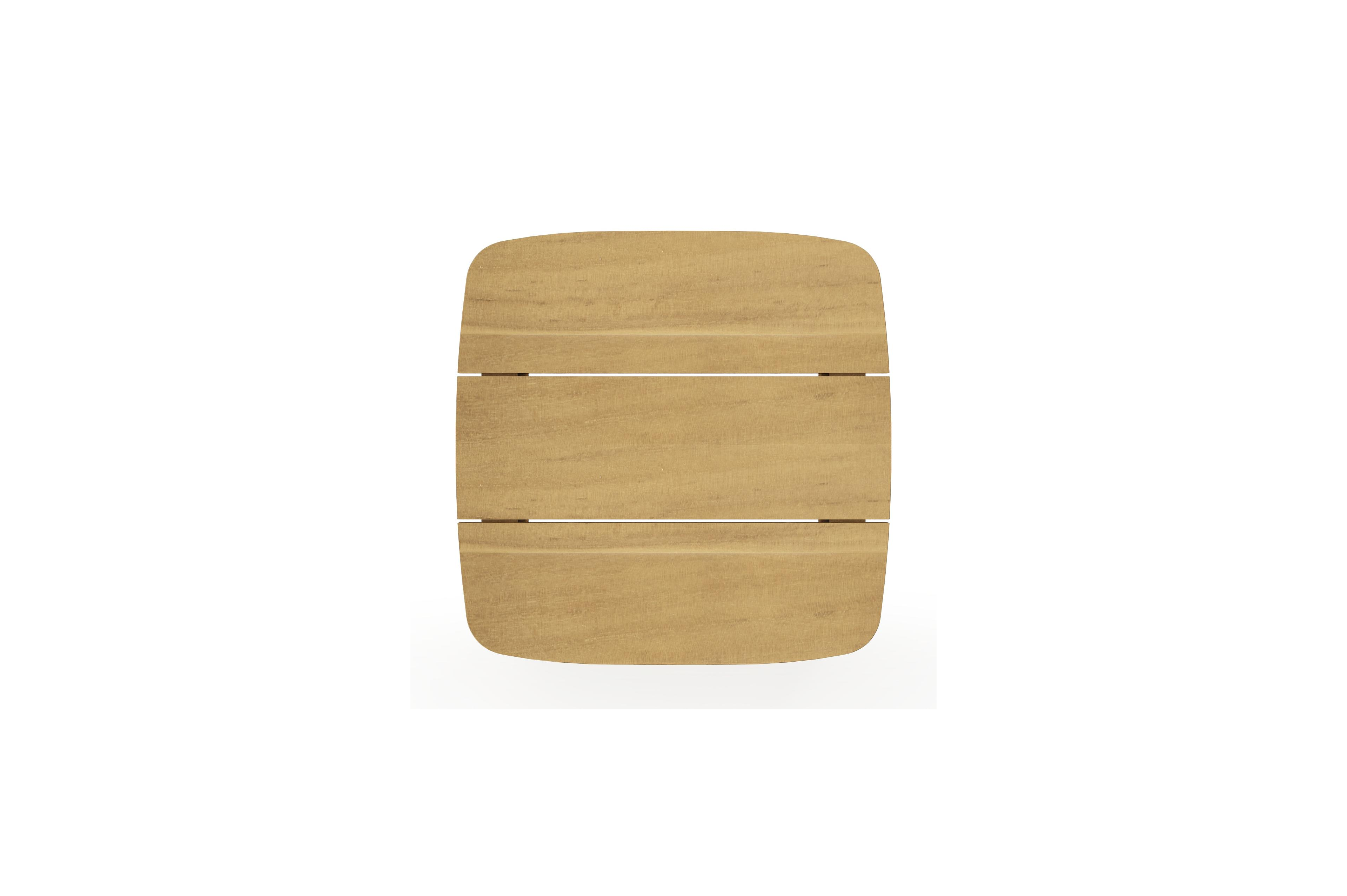 Lacrima bijzettafel in teak - L 60 x B 60 x H 30 cm