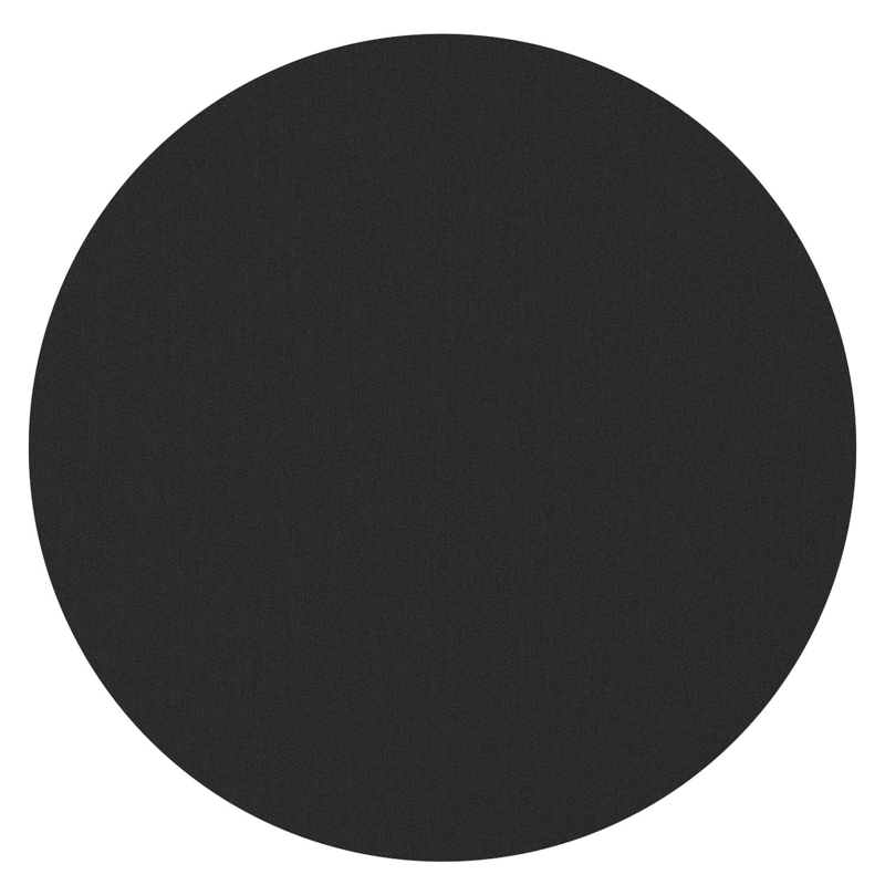 Fano tuintafel rond in wit aluminium en volkeramiek Nero Black - Dia. 85 x H 75 cm