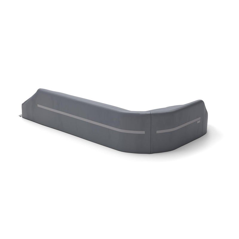 Housse de protection salon de jardin Donato chaise longue droite + 2-pl - L1: 204 cm x L2: 335 cm x Larg: 97 cm x H: 68 cm