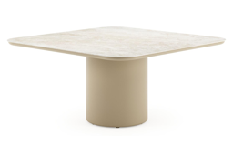 Afgerond vierkant - L 148 x B 148 x H 73.5 cm