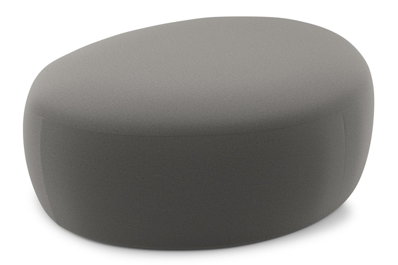 Amico poef in Natte Dark Taupe All Weather Sunbrella® Luxe