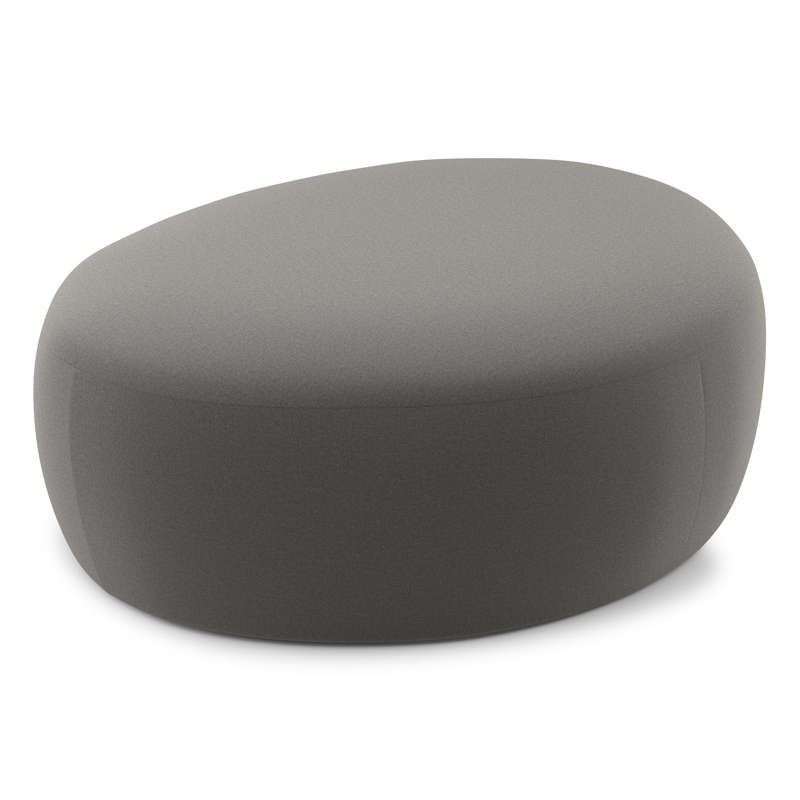 Pouf Amico en Natte Dark Taupe All Weather Sunbrella® Luxe