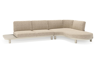 Chaise longue links + 2-zit