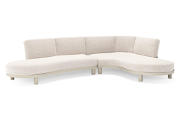 Chaise longue links + 2-zit organisch