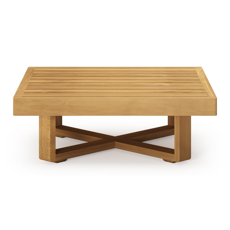 Escala loungetafel in teak - L 70 x B 70 x H 25 cm