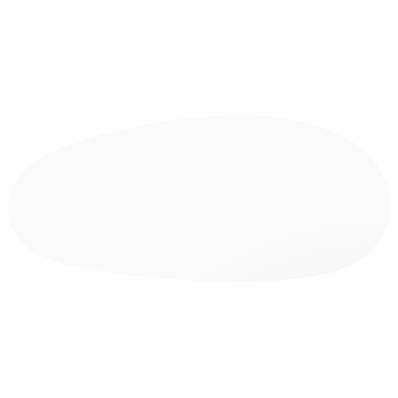 Amico tuintafel mango in wit aluminium en volkeramiek Arctic White - L 320 x B 140 x H 73.5 cm