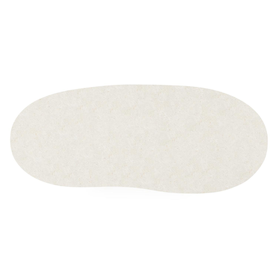 Organo tuintafel organisch in wit aluminium en volkeramiek Shilin L 280 x B 120 x H 74 cm x H 74 cm