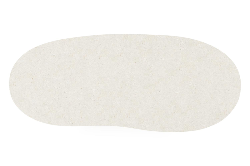 Organo tuintafel organisch in wit aluminium en volkeramiek Shilin L 280 x B 120 x H 74 cm