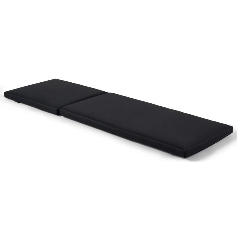 Coussin de chaise longue Caravelle/Bari weather+ textilène noir