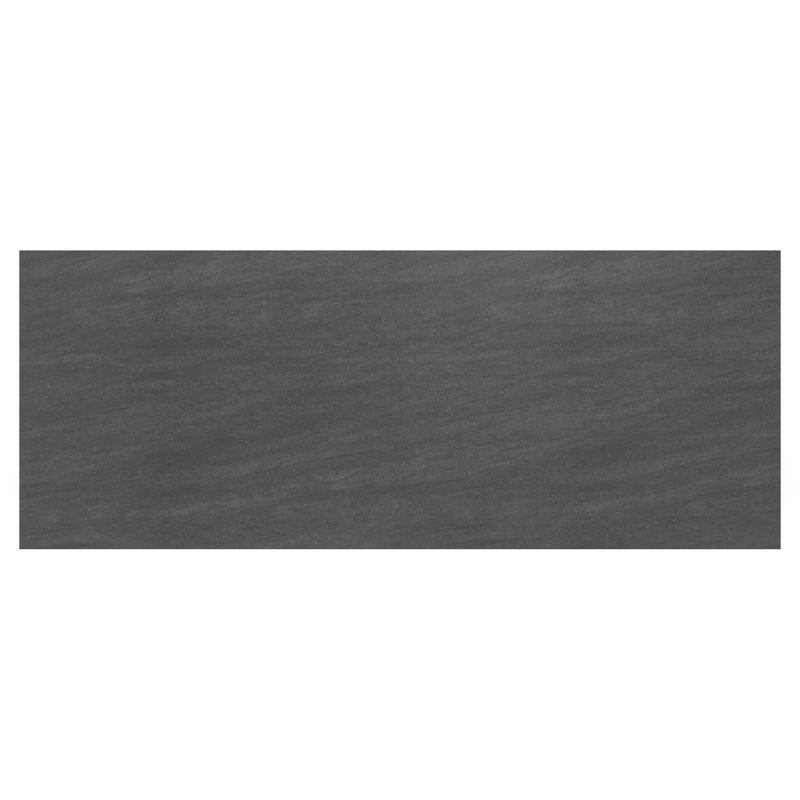 Table de jardin Como en aluminium noir et céramique pleine basalt black - Lg 280 x Larg. 110 x H 75 cm