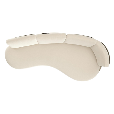 Donato loungebank in beige aluminium met althea off white all weather cosytica kussen