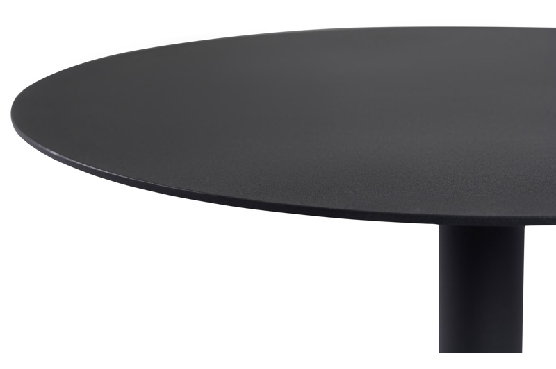 Litta bijzettafel in zwart aluminium - Dia. 43 x H 50 cm