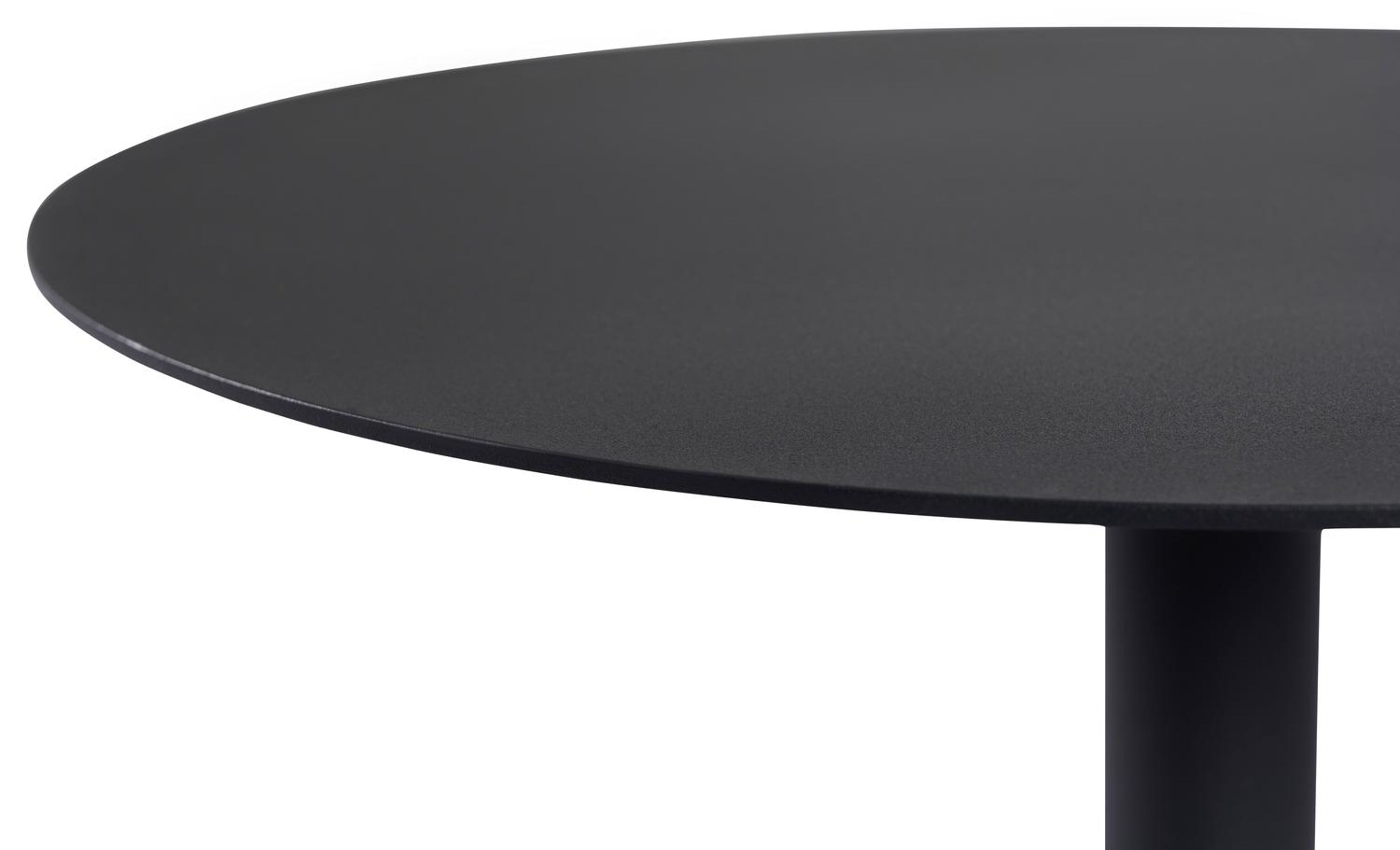Table d'appoint Litta en aluminium noir - Dia. 43 x H 50 cm
