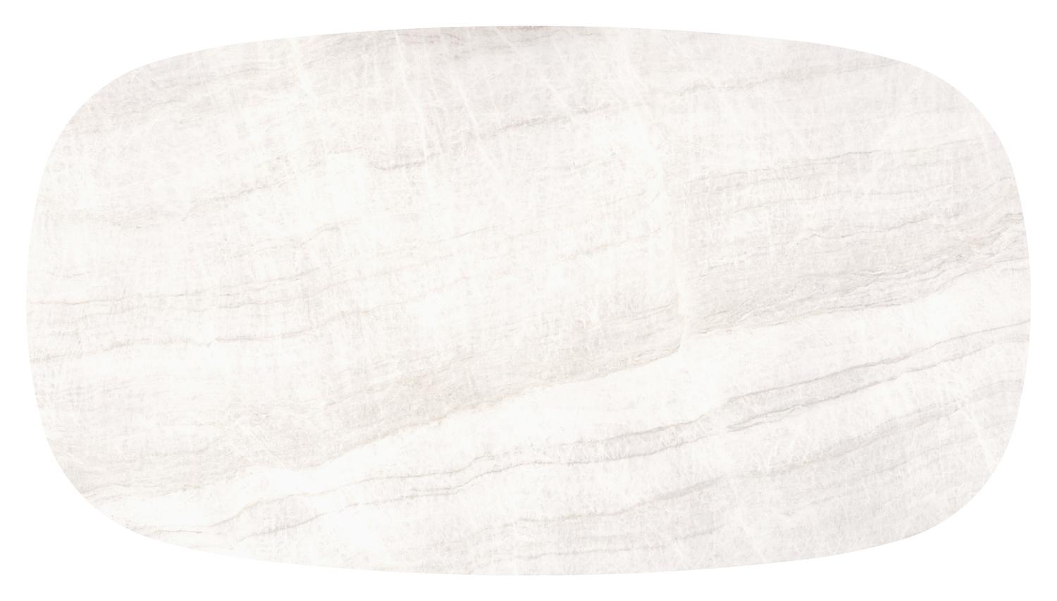 Amico tuintafel bombo xl in beige aluminium en volkeramiek Taj Mahal - L 270 x B 148 x H 73.5 cm