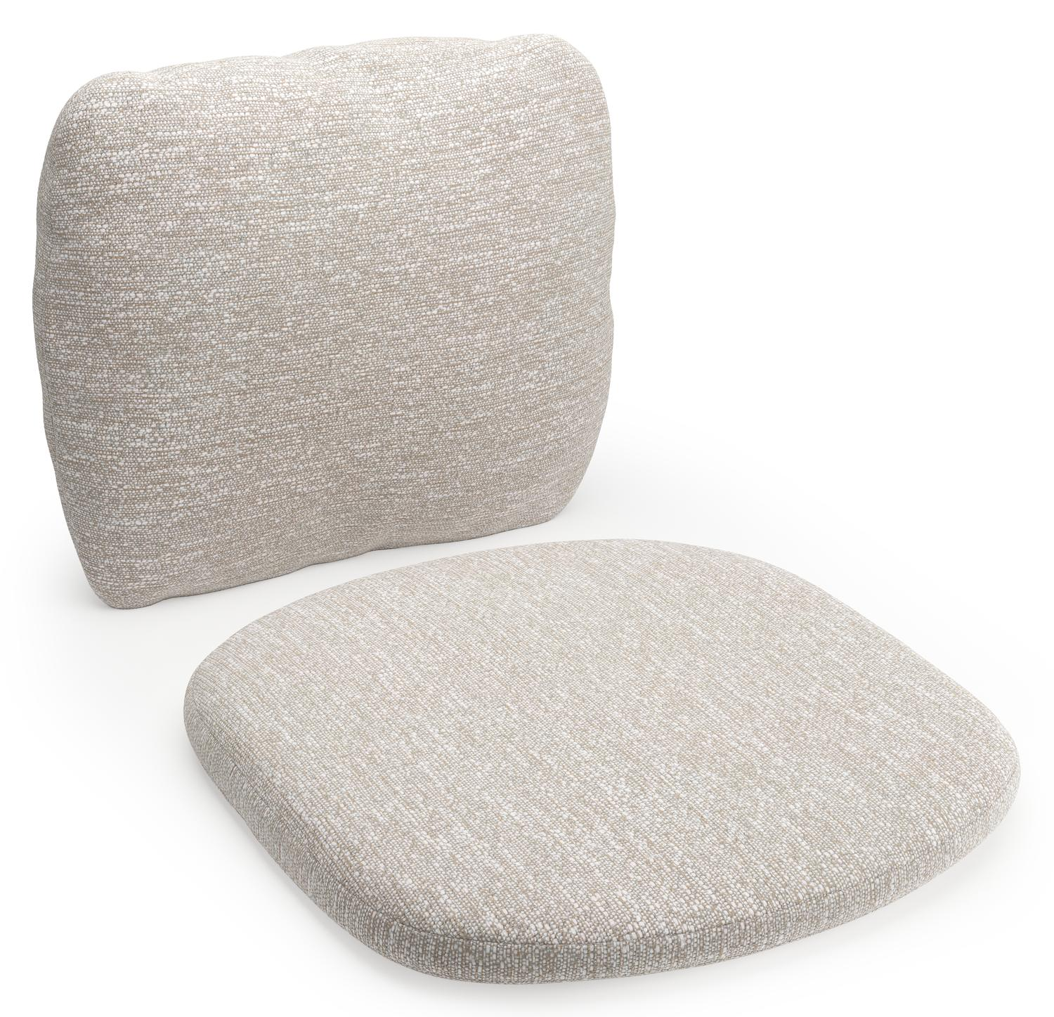 Coussin de chaise (siège et dos) Gardo en all weather sunbrella® luxe tundra sand