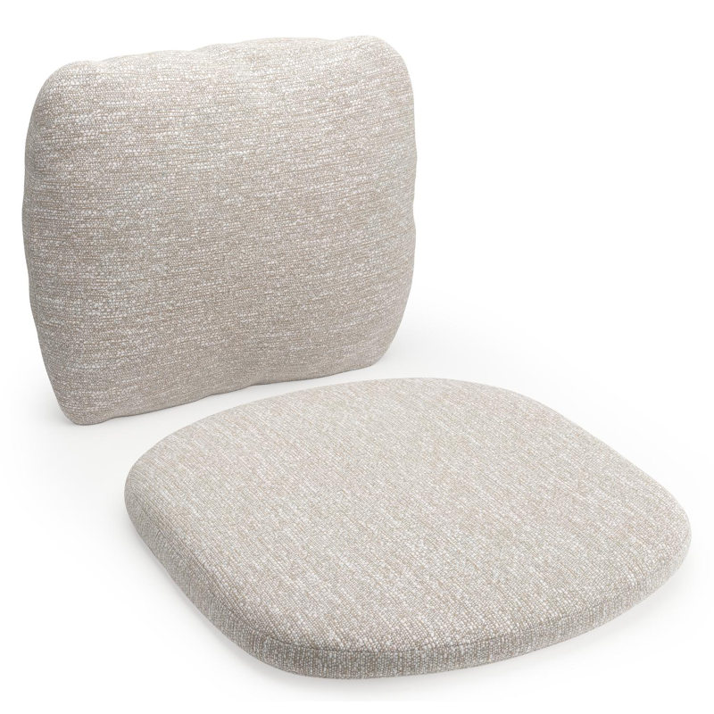 Coussin de chaise (siège et dos) Gardo en all weather sunbrella® luxe tundra sand