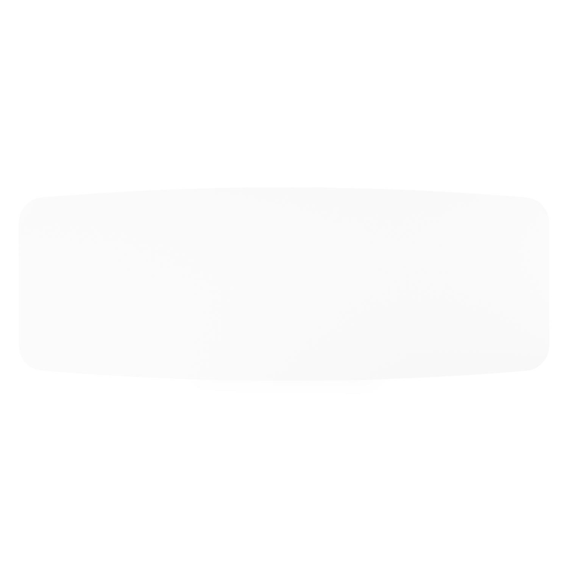 Orso tuintafel bootvorm in wit aluminium en volkeramiek arctic white - L 315 x B 115 x H 75 cm