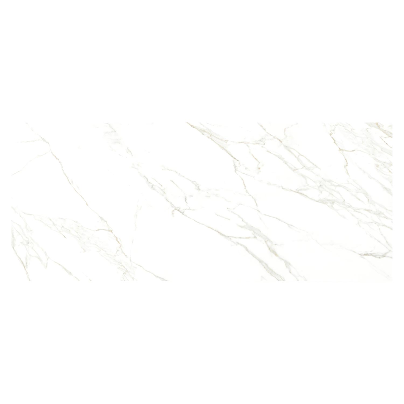 Como tuintafel rechthoekig in beige aluminium en volkeramiek Calacatta - L 240 x B 100 x H 75 cm