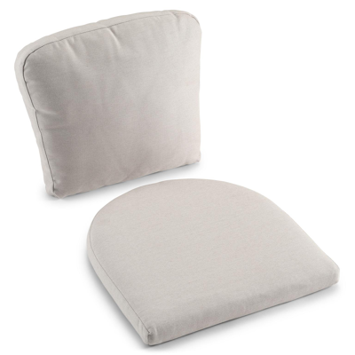 Orso luxe stoelkussen (zit en rug) (luxe) in all weather sunbrella® luxe natte linen chalk