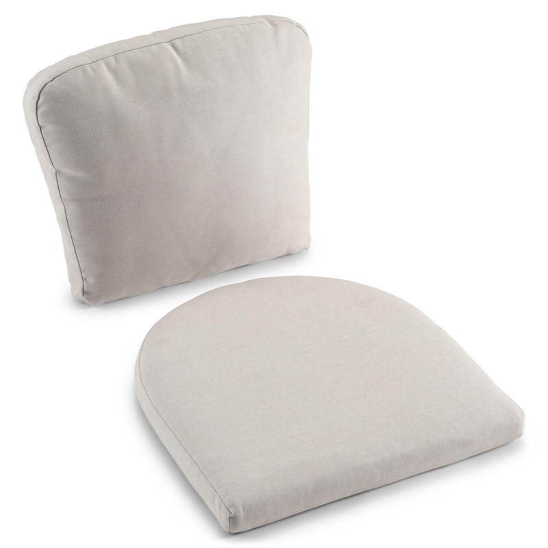 Orso luxe stoelkussen (zit en rug) (luxe) in all weather sunbrella® luxe natte linen chalk