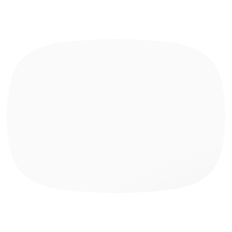 Amico tuintafel bombo xl in zwart aluminium en volkeramiek Arctic White - L 210 x B 148 x H 73.5 cm