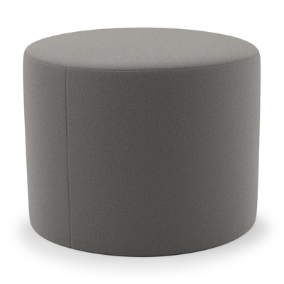 Pouf Masso arrondis en natte dark taupe All weather sunbrella® luxe - Diam. 55 x Haut. 40 cm