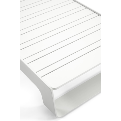 Atessa loungeset in wit aluminium met grijs weather+ softtouch 