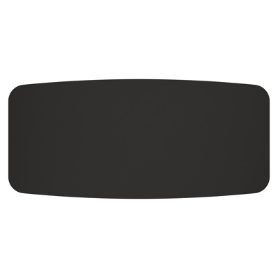 Mosa tuinset in zwart aluminium en notte minerale sintered stone met 6 stapelbare Berga tuinstoelen