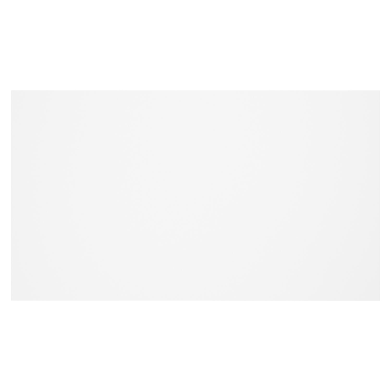 Table de basse Cesano rectangulaire en aluminium noir et céramique pleine Arctic White - Lg. 140 x Lrg. 80 x Haut. 24.2 cm