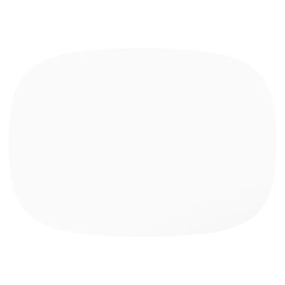 Amico tuintafel bombo xl in wit aluminium en volkeramiek Arctic White - L 210 x B 148 x H 73.5 cm