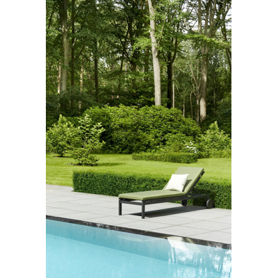 Caravelle/Bari ligbedkussen weather+ softtouch groen