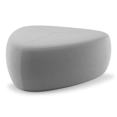 Masso poef in savane grey all weather sunbrella® luxe - B 90 x D 90 x H 35 cm