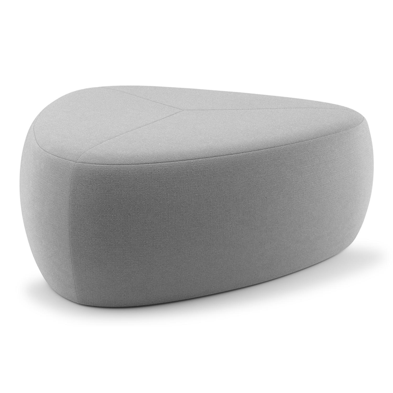 Masso poef in savane grey all weather sunbrella® luxe - B 90 x D 90 x H 35 cm