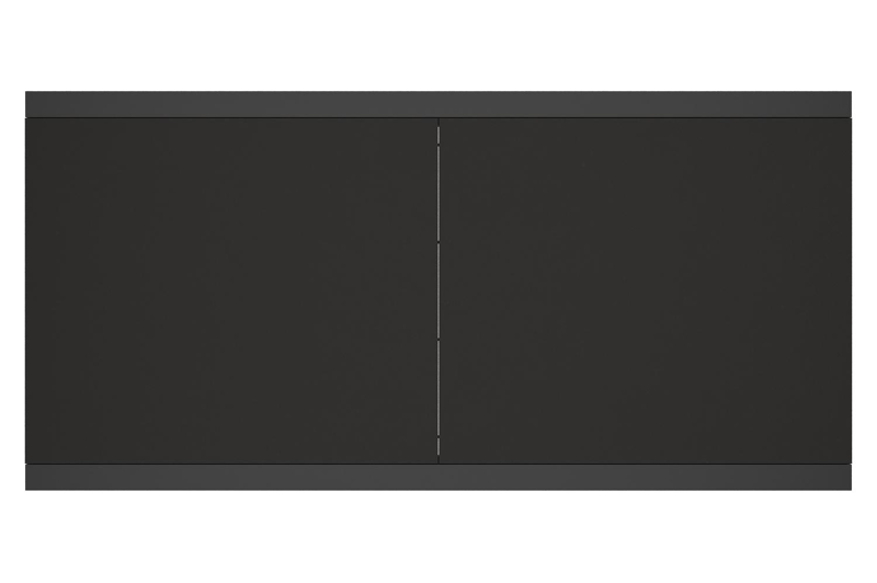 Calobra tuintafel rechthoekig in zwart aluminium en sintered stone notte minerale - L 220 - 330 x B 107 x H 73 cm