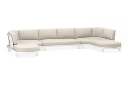 chaise longue - 2-zit - chaise longue