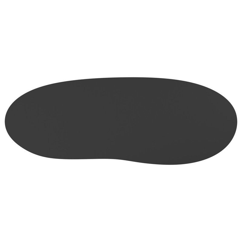 Amico tuintafel organisch in zwart aluminium en volkeramiek Nero Black - L 320 x B 120 x H 73.5 cm