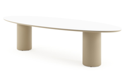 Ovaal - L 320 x B 130 x H 73.5 cm