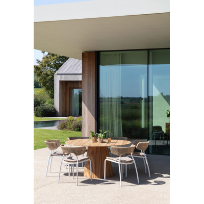 Coussin de chaise Donato (Coda) en all weather sunbrella® luxe savane coconut