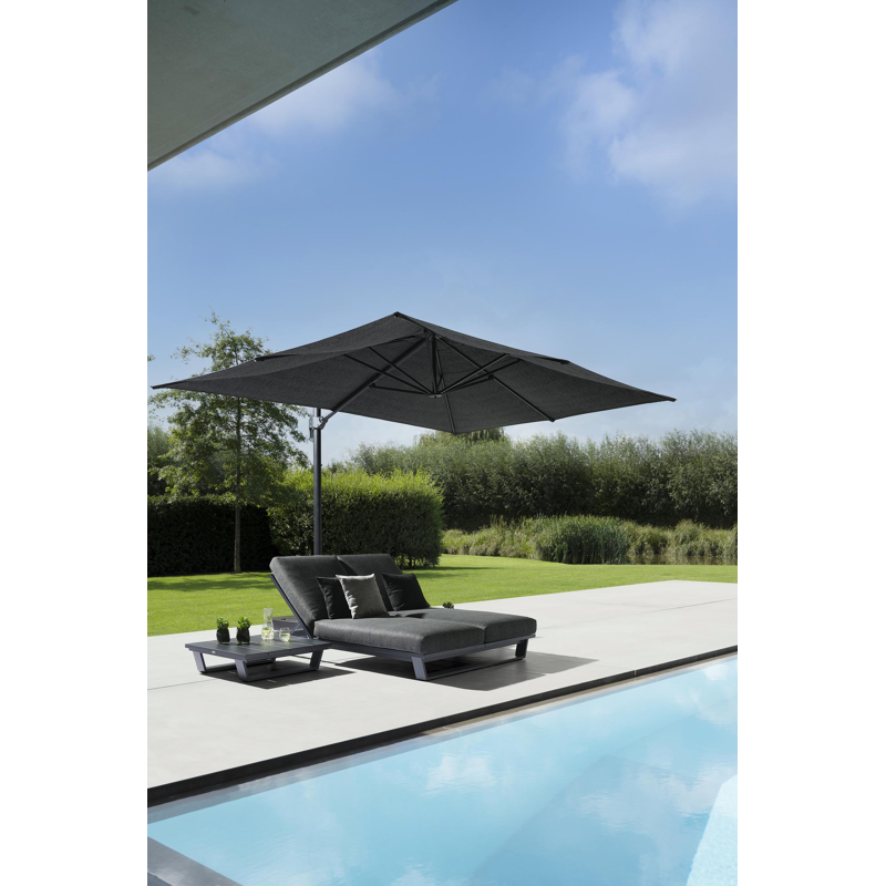 Lapido XL parasolvoet zwart beton van 160 kg