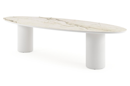 Ovaal - L 320 x B 130 x H 73.5 cm