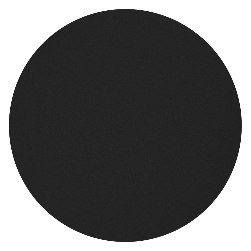 Amico loungetafel rond in beige aluminium en volkeramiek Nero Black - Dia. 110 x H 28 cm