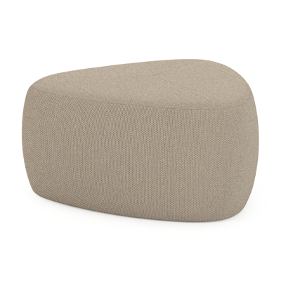 Masso poef in althea camel all weather cosytica - B 60 x D 60 x H 35 cm