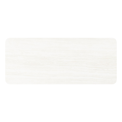 Orso tuintafel rechthoekig afgerond in zwart aluminium en volkeramiek calista - L 240 x B 100 x H 73.5 cm