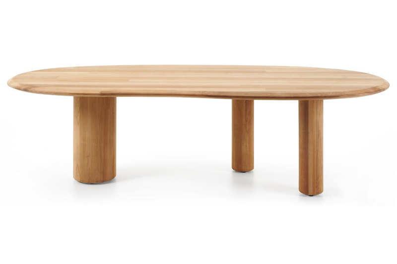 Organo tuintafel organisch in teak - L 280 x B 120 cm