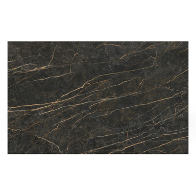 Como tuintafel in wit aluminium en volkeramiek Black Obsession - L 160 x B 100 x H 75 cm