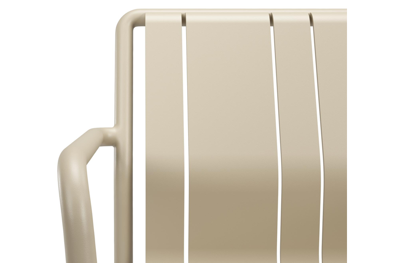 Bolito tuinstoel in beige aluminium